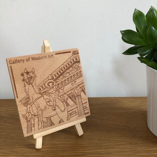 Craftypups - making a handmade coaster